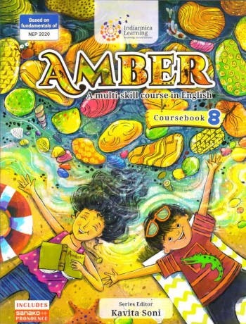 Indiannica Learning Amber English Coursebook 8