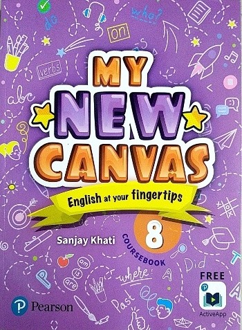 Pearson My New Canvas English Coursebook Class 8