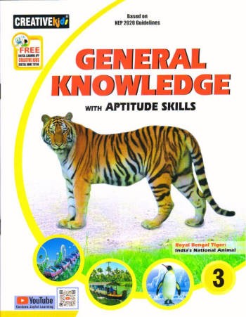 Creative Kids General Knowledge with Aptitude Skills Book 3