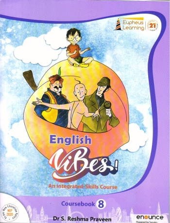 Eupheus Learning English Vibes Coursebook Class 8
