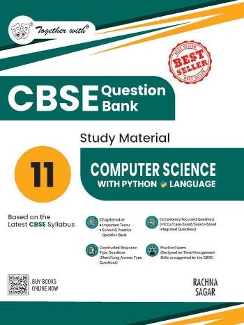 Rachna Sagar Together With CBSE Class 11 Computer Science Question Bank/Study Material Exam 2026