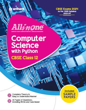 Arihant All in One Computer Science with Python Class 12 For CBSE Exams 2024