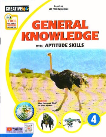 Creative Kids General Knowledge with Aptitude Skills Book 4