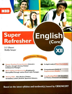 MBD Super Refresher English Core Class 12
