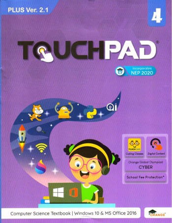 Orange Touchpad Computer Science Textbook 4 (Plus Ver.2.1)
