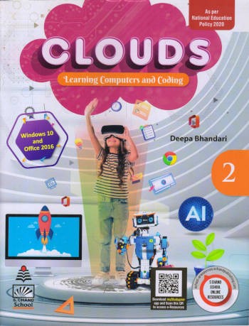 S.Chand Clouds Learning Computers and Coding Book 2
