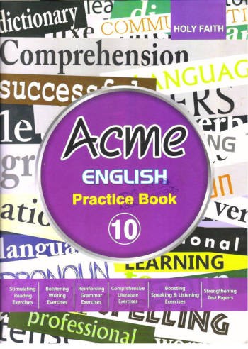 Holy Faith Acme English Practice Book 10