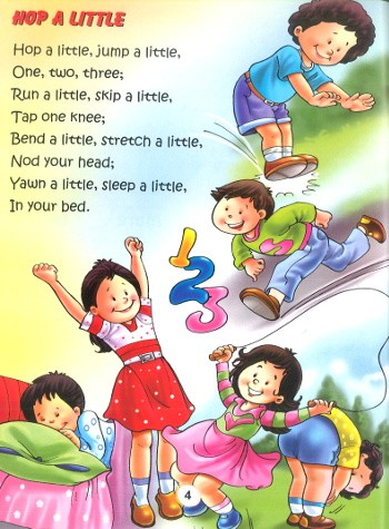 All For Kids Rhymes With Worksheets 2 For KG Class