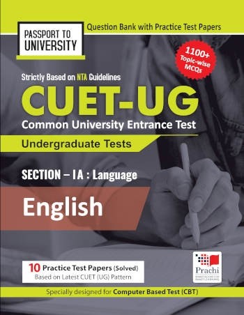 Prachi CUET-UG Common University Entrance Test Section-IA : Language (English)