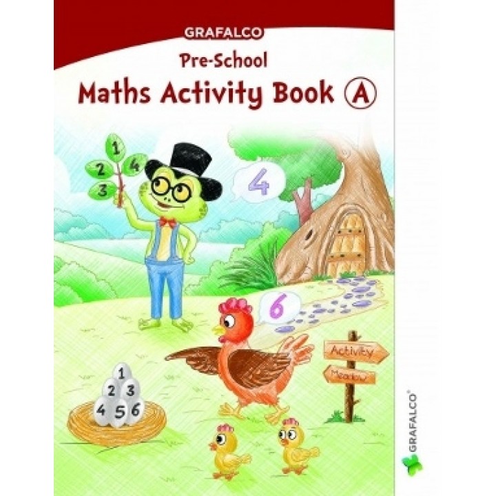 Buy online Grafalco Pre-School Maths Activity Book A for Junior KG & Senior  KG Level
