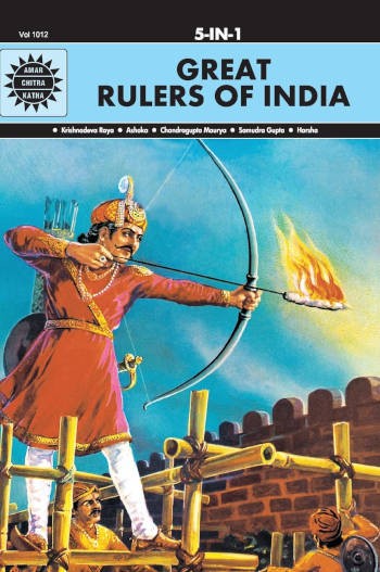 Amar Chitra Katha Great Rulers of India 5-IN-1
