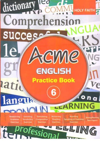 Holy Faith Acme English Practice Book 6