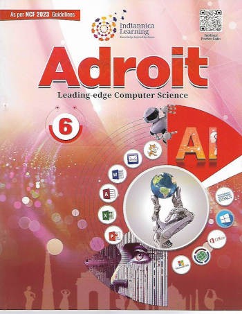 Indiannica Learning Adroit Computer Science Book 6