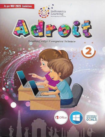 Indiannica Learning Adroit Computer Science Book 2