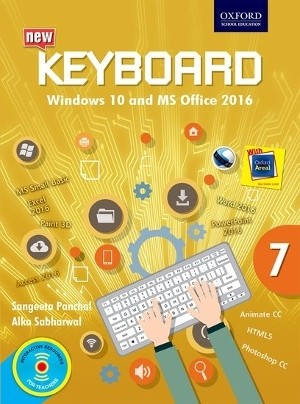 Oxford Keyboard Windows 10 And MS Office 2016 for Class 7
