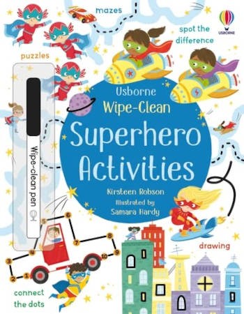 Usborne Wipe-Clean Superhero Activities