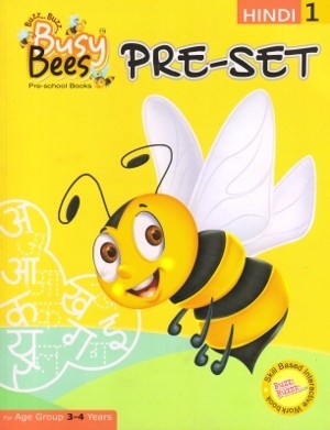 Acevision Busy Bees Pre-Set Hindi Book 1