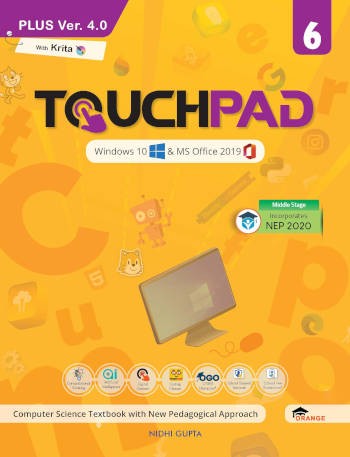 Orange Touchpad Computer Science Textbook 6 (Plus Ver.4.0)