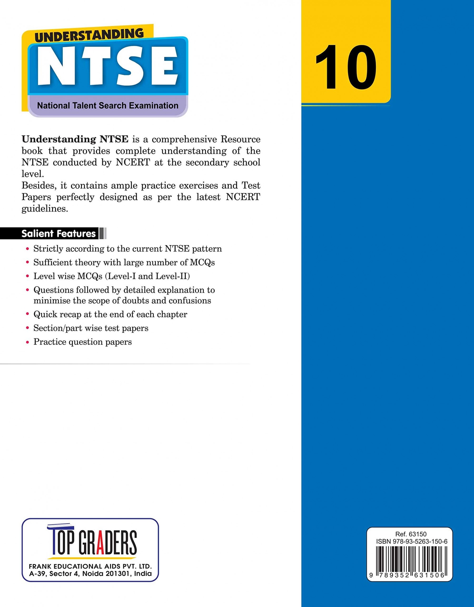 Frank Top Graders Understanding NTSE (MAT + SAT) 10