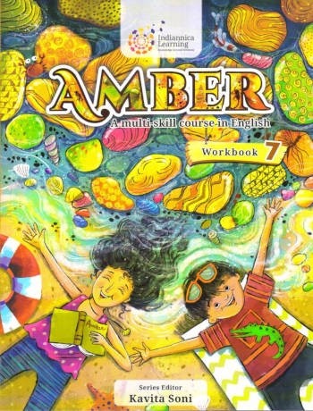 Indiannica Learning Amber English Workbook 7 