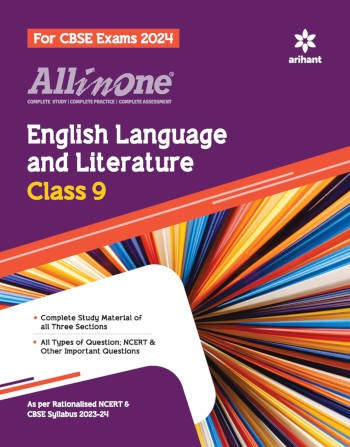 Arihant All in One English Language and Literature Class 9 For CBSE Exams 2024