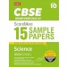 MTG CBSE ScoreMore 15 Sample Question Papers Class 10 Science Book For 2024 Board Exam
