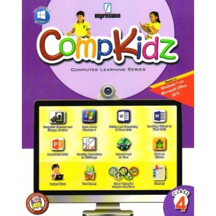 Madhubun Compkidz Computer Learning Series Class 4 By Gurpreet Bindra