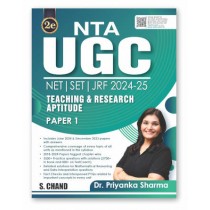 S.Chand NTA UGC NET | SET | JRF 2024-25 Teaching & Research Aptitude Paper 1 (2nd Edition)