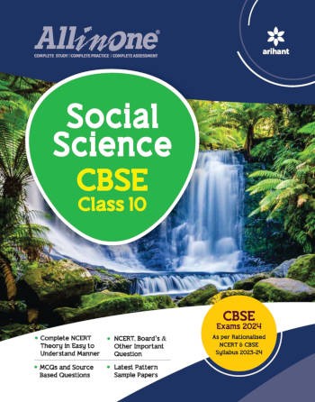Arihant All in One Social Science Class 10 For CBSE Exams 2024