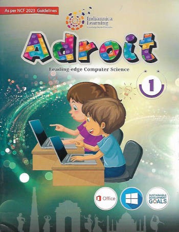 Indiannica Learning Adroit Computer Science Book 1