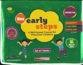 1 Viva Early Steps Preschool Kit For Upper KG Set of 7 Books - 2024 Edition