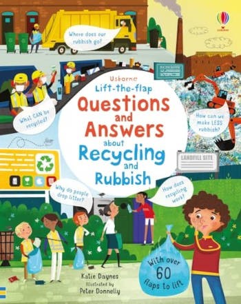 Usborne Lift-the-flap Questions and Answers about Recycling and Rubbish