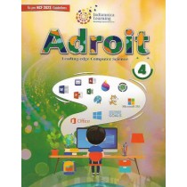 Indiannica Learning Adroit Computer Science Book 4