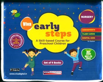 Viva Early Steps Pre-School Kit For Nursery Set of 9 Books