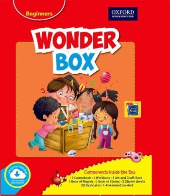 1 Oxford Wonder Box Beginners Pre-School Books Set For Nursery Class