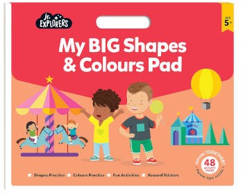 Hinkler Jr. Explorers My Big Shapes and Colours Pad