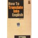 How to Translate Into English (Anglo-Hindi)