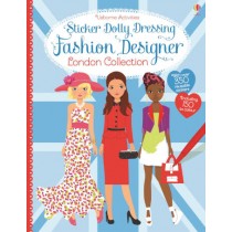 Usborne Activities Sticker Dolly Dressing Fashion Designer London Collection