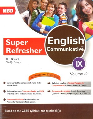 MBD Super Refresher English Communicative Class 9 - vol 1