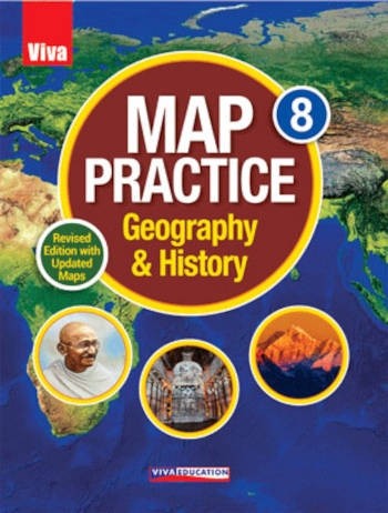 Viva Map Practice Geography & History Class 8