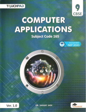 Orange Touchpad Computer Applications Class 9