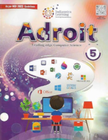 Indiannica Learning Adroit Computer Science Book 5