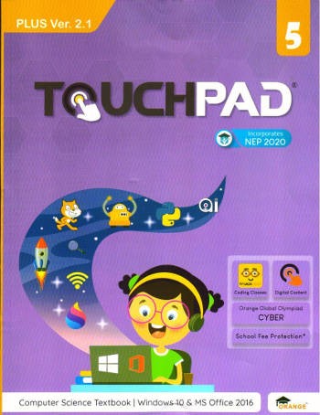 Orange Touchpad Computer Science Textbook 5 (Plus Ver.2.1)
