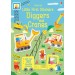 Usborne Little First Stickers Diggers and Cranes