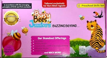 Acevision Busy Bees Juniors Preschool Book Set Early Readers Ages 4-5