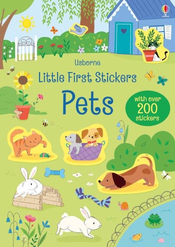 Usborne Little First Stickers Pets