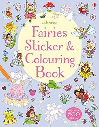 Usborne Fairies Sticker & Colouring Book