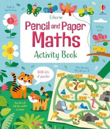 Usborne Pencil and Paper Maths Activity Book