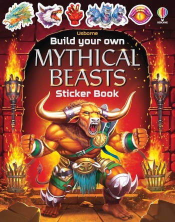 Usborne Build Your Own Mythical Beasts Sticker Book