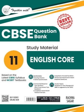 Together With CBSE Class 11 English Core Question Bank/Study Material Exam 2026